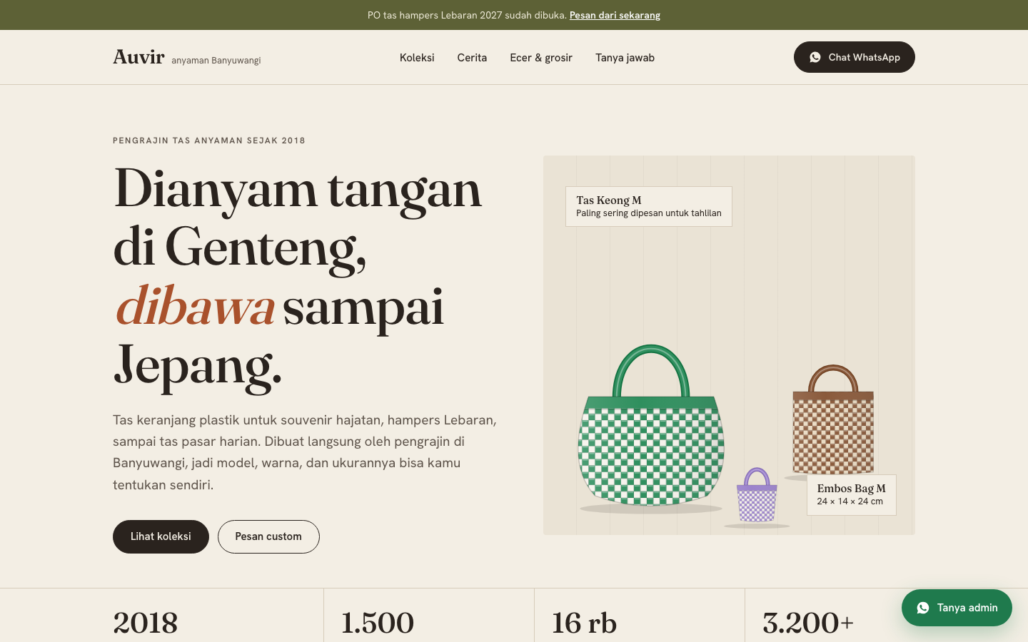 Pratinjau Opsi 1